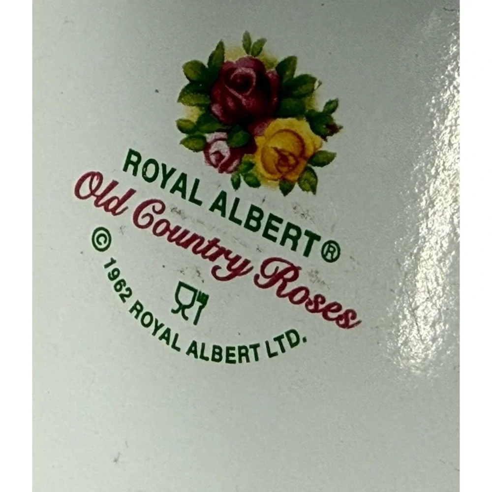3 VTG Royal Albert Old Country Rose Enamelware Floral Pattern Metal Mixing Bowls